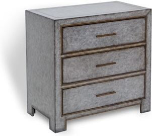Carlton 3 Drawer Chest - Gray