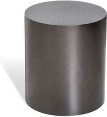 Aubrey Cylinder Side Table - Black Nickel