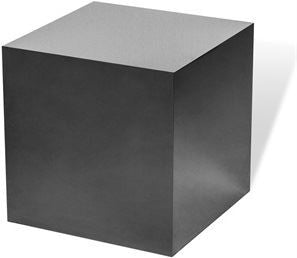 Aubrey Cube Side Table - Black Nickel
