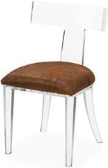 Tristan Klismos Chair - Coffee Hide