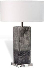 Phoebe Table Lamp - Hammered Silver