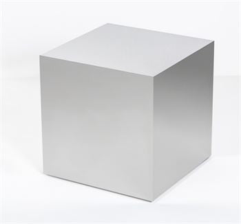 Aubrey Cube Side Table - Silver