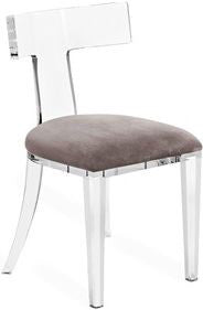Tristan Acrylic Klismos Chair