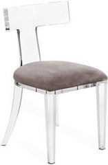 Tristan Acrylic Klismos Chair