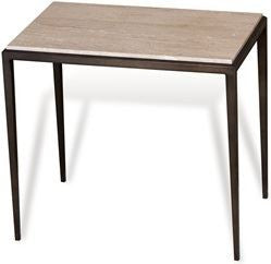 Morell End Table - Travertine