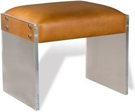 Aiden Leather Stool