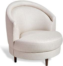 Capri Swivel Lounge Chair - Cream