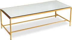 Hayward Rectangular Cocktail Table - Gold Leaf