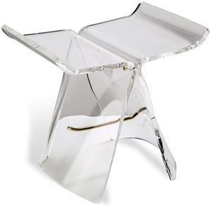 Willa Acrylic Butterfly Stool