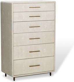 Calypso Tall Chest - Ivory