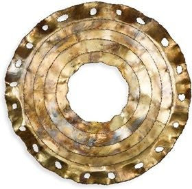 Lucille Burnished Brass Mirror