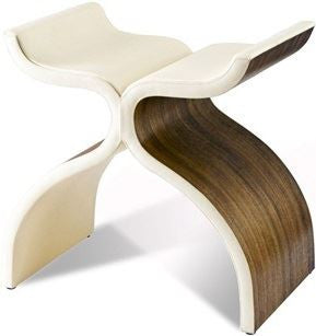 Cluny Leather Stool
