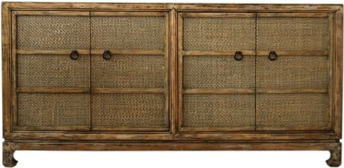 4 Rattan Dr Horse-hoof Foot Buffet