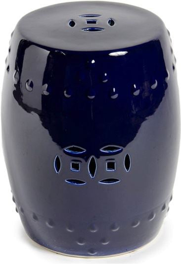 Garden Stool - Cobalt Blue