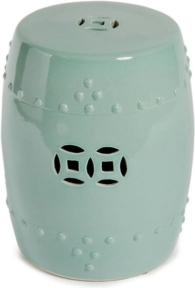 Plain Celadon Garden Stool