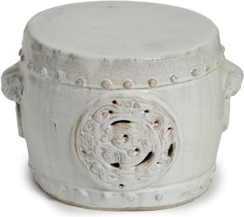 Dragon Medallion Stool S - Vanilla
