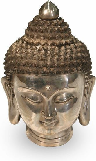 Bronze Buddha Head Chrome