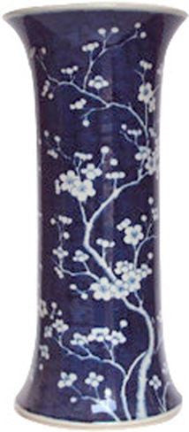 Blue & White Plum Blossom Umbrella Stand Vase