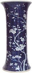 Blue & White Plum Blossom Umbrella Stand Vase