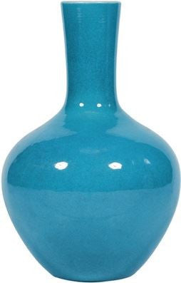 Turquoise Globular Vase Medium