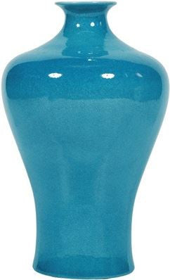 Turquoise Prunus Vase - Medium