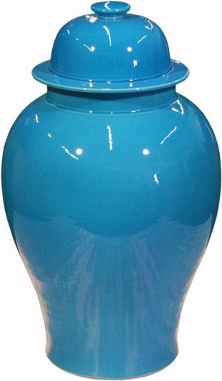 Turquoise Temple Jar