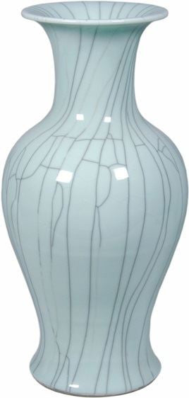 Crackle Celadon Fish Tail Vase