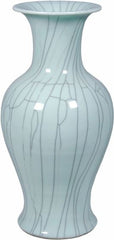 Crackle Celadon Fish Tail Vase