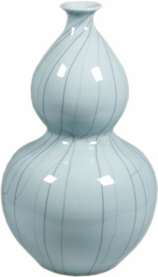 Crackle Celadon Gourd Vase