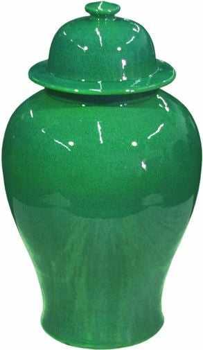 Emerald Green Temple Jar