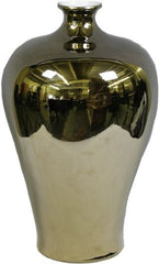 Metallic Gold Prunus Vase