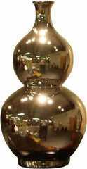 Silver Gourd Vase