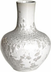 Crystal Shell Globular Vase