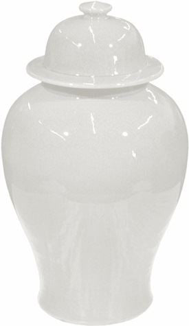 White Temple Jar