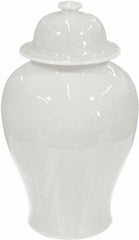 White Temple Jar