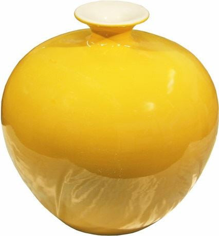 Yellow Pomegranate Vase