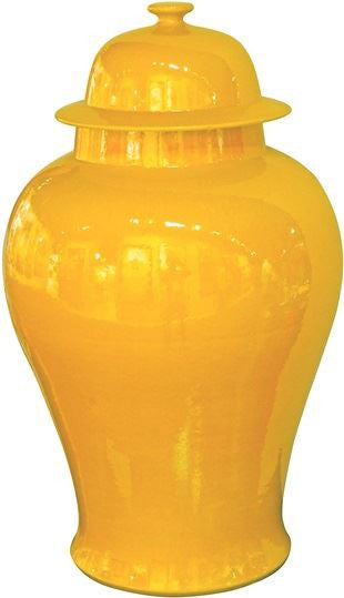 Yellow Temple Jar - M