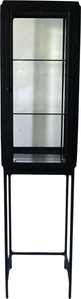 Salvador 1 Door Cabinet Black W/Stand