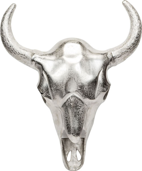 Buffalo Wall Head Large Silver