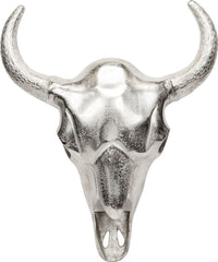 Buffalo Wall Head Large Silver