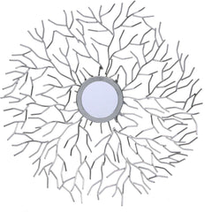 Branch Mirror Silver