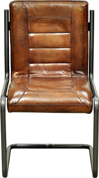 Carl Leather Side CHAIR-M2