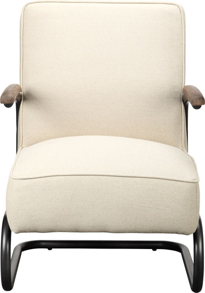 Perth Club Chair Beige Fabric
