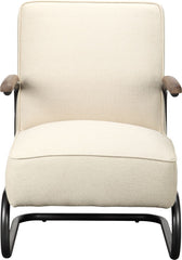 Perth Club Chair Beige Fabric
