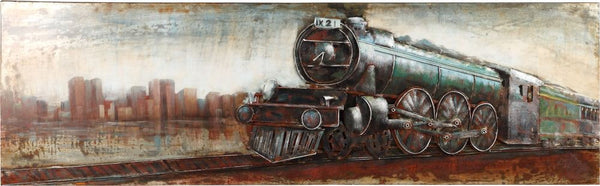 Vintage Locomotive Wall Decor