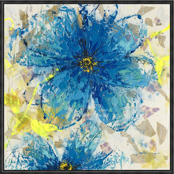 Cornflower Wall Décor W/Frame