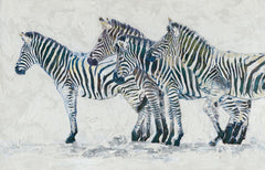 Iridescent Zebras Wall Décor