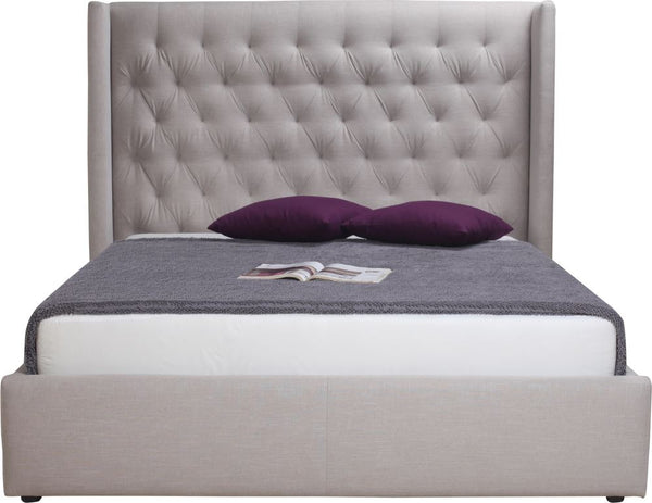Blair 2-DRAWER Bed King Cappuccino Fabric