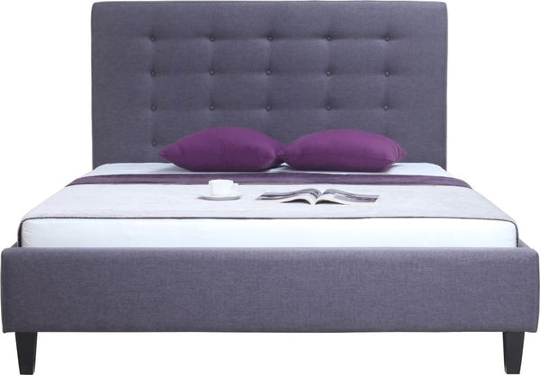 Kimberly Queen Bed Grey Fabric