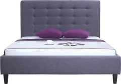 Kimberly Queen Bed Grey Fabric